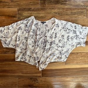 Purple & Cream Kimono